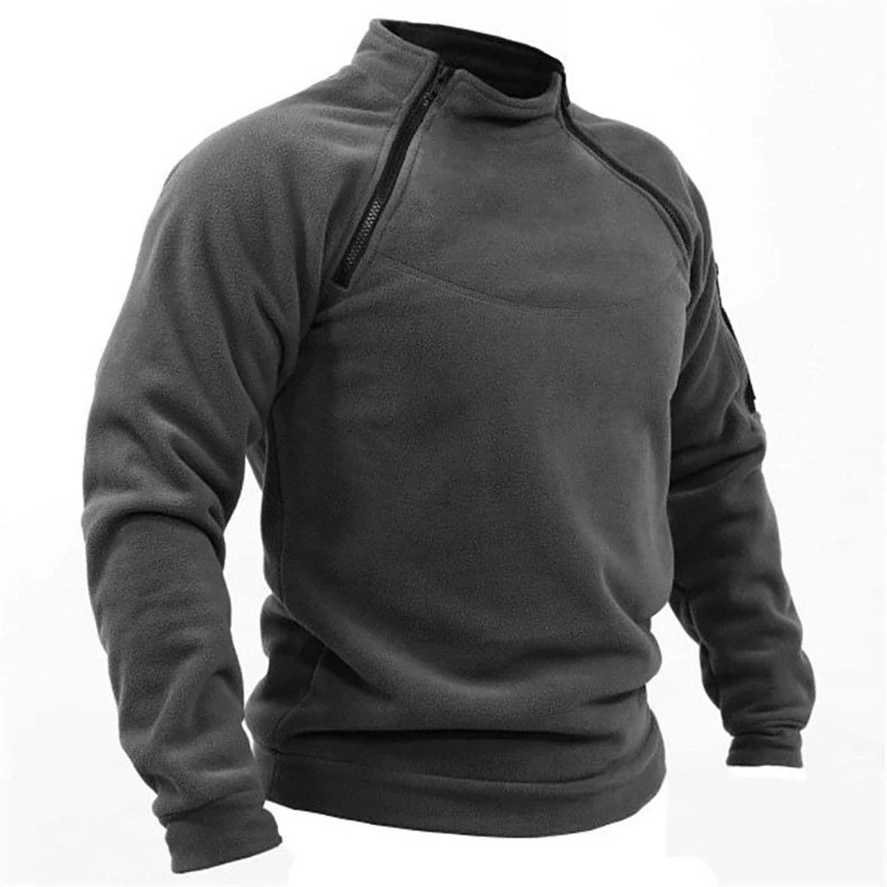 Sweat-shirt de Randonnée Thermique pour Homme avec Fermeture Éclair - Pull - L'atelier du détectoriste