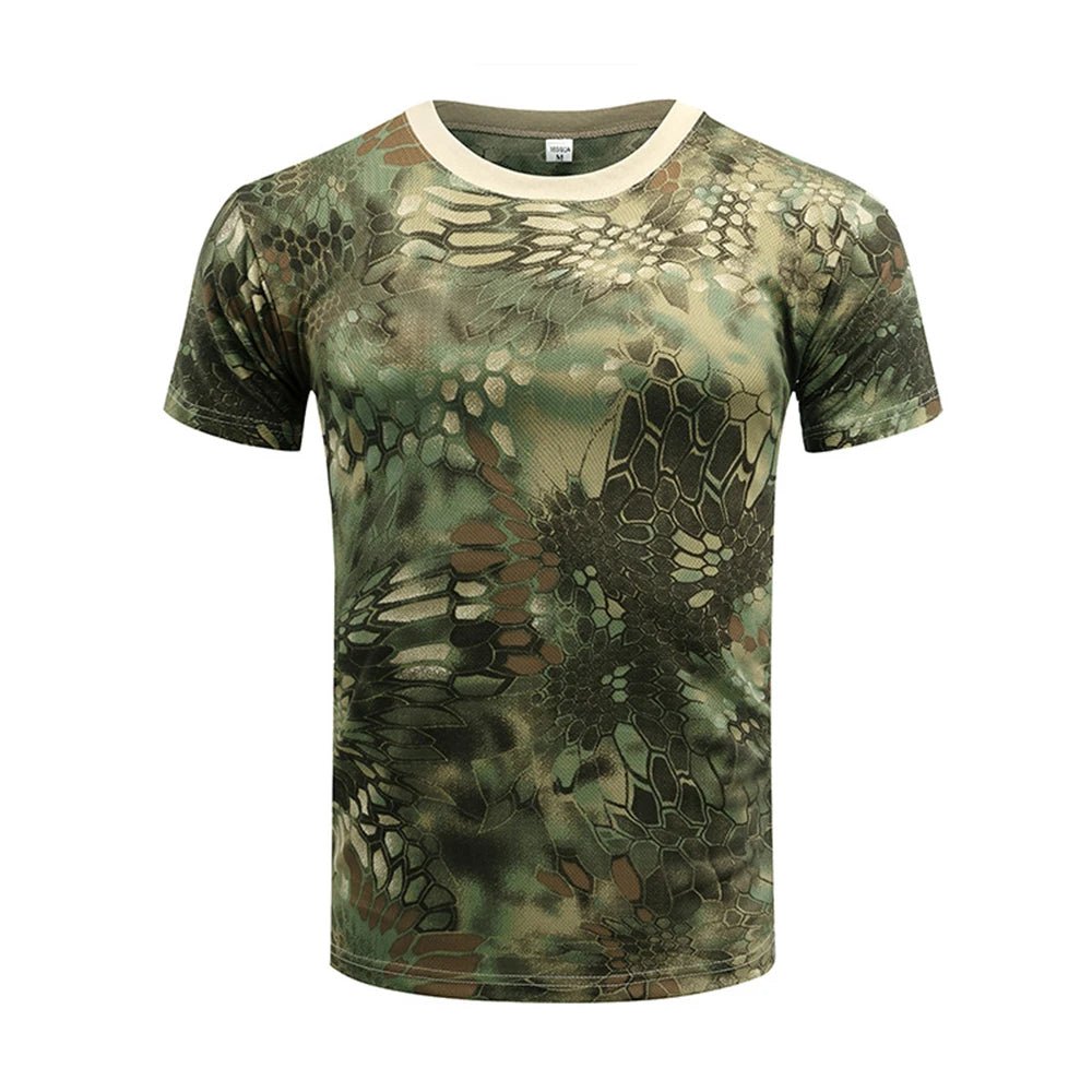 T-shirt Camouflage pour Détectoristes – Séchage Rapide et Confort Optimal - T-shirt - L'atelier du détectoriste