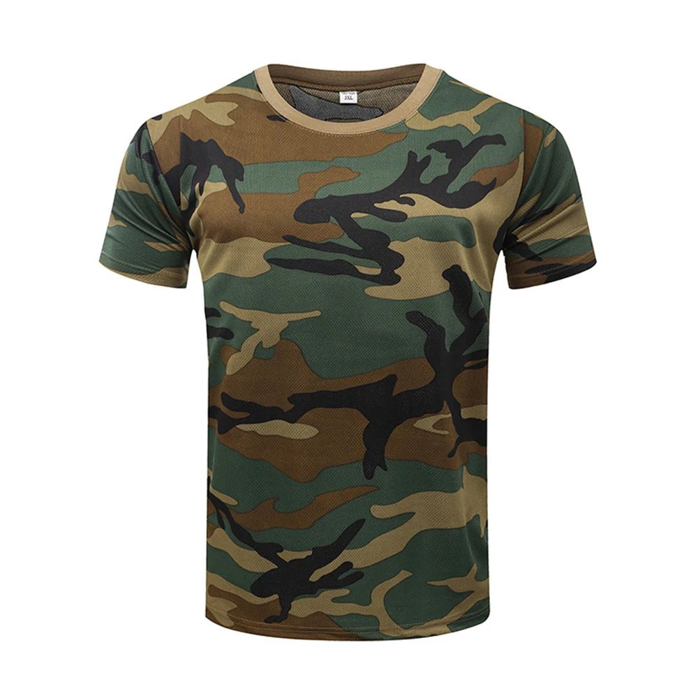 T-shirt Camouflage pour Détectoristes – Séchage Rapide et Confort Optimal - T-shirt - L'atelier du détectoriste