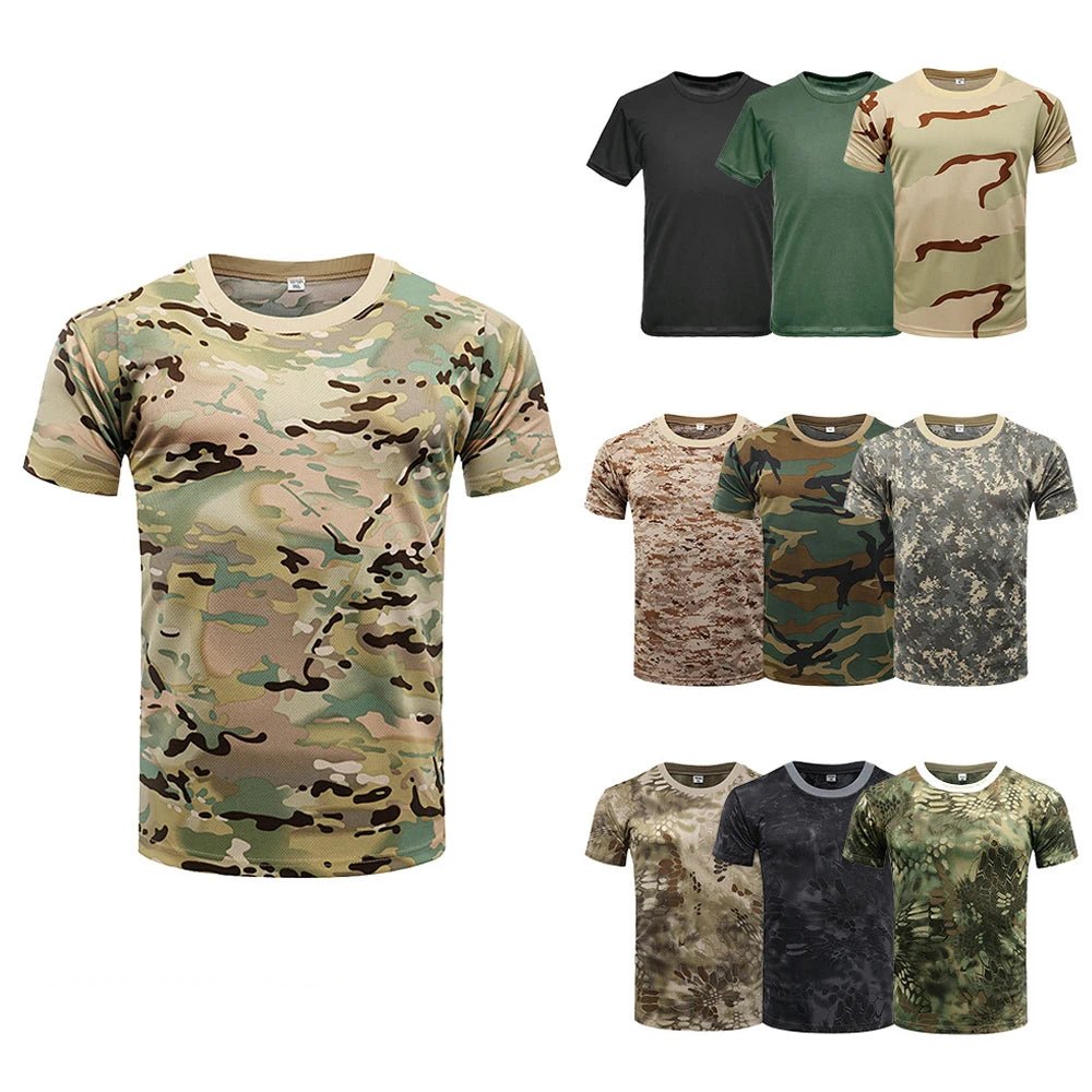 T-shirt Camouflage pour Détectoristes – Séchage Rapide et Confort Optimal - T-shirt - L'atelier du détectoriste