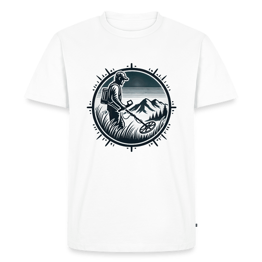 T-shirt - Détectoriste en montagne - T-shirt Premium Homme - L'atelier du détectoriste
