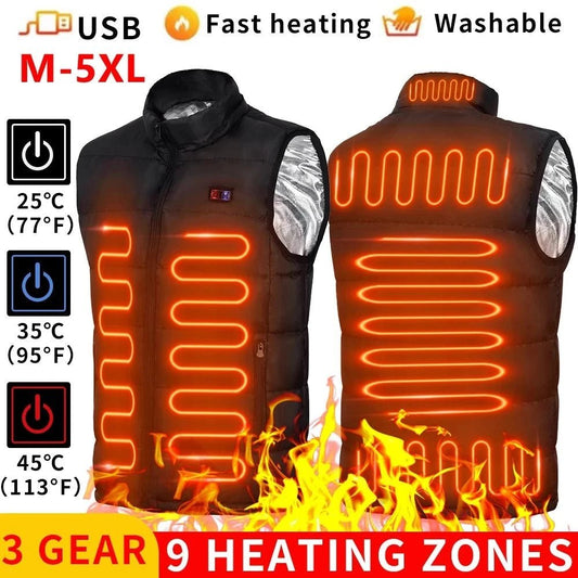 Veste Chauffante USB en Graphène – Un Confort Thermique Idéal pour les Détectoristes en Extérieur - Gilets / Vestes - L'atelier du détectoriste