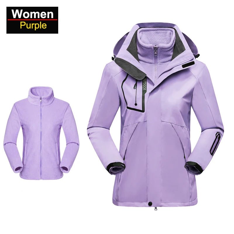 Veste de Randonnée 3 en 1 pour Femme - Imperméable et Coupe - Vent - Gilets / Vestes - L'atelier du détectoriste