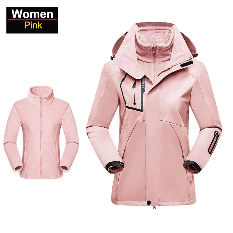 Veste de Randonnée 3 en 1 pour Femme - Imperméable et Coupe - Vent - Gilets / Vestes - L'atelier du détectoriste