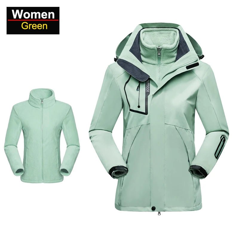 Veste de Randonnée 3 en 1 pour Femme - Imperméable et Coupe - Vent - Gilets / Vestes - L'atelier du détectoriste