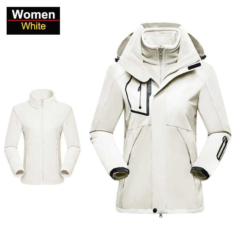 Veste de Randonnée 3 en 1 pour Femme - Imperméable et Coupe - Vent - Gilets / Vestes - L'atelier du détectoriste